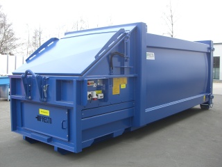 Abrollpresscontainer